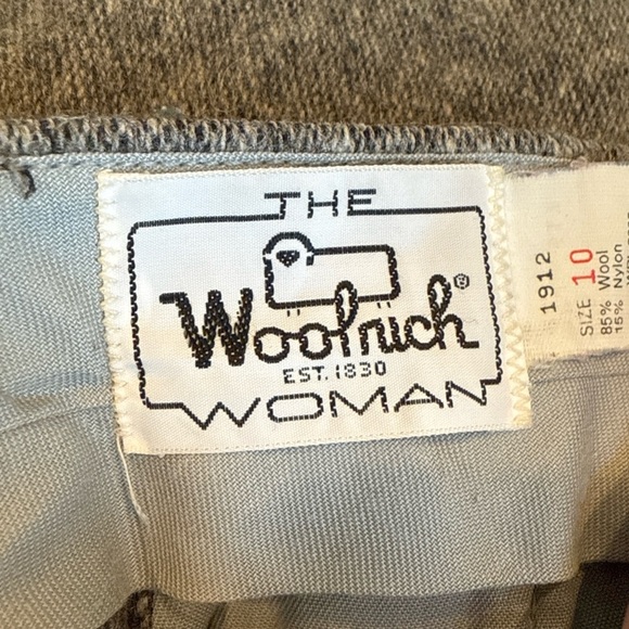 Vintage Woolrich Wool Nylon Gray Tweed Cuff Knickers Riding Pants Womens Size 10 - Picture 6 of 8